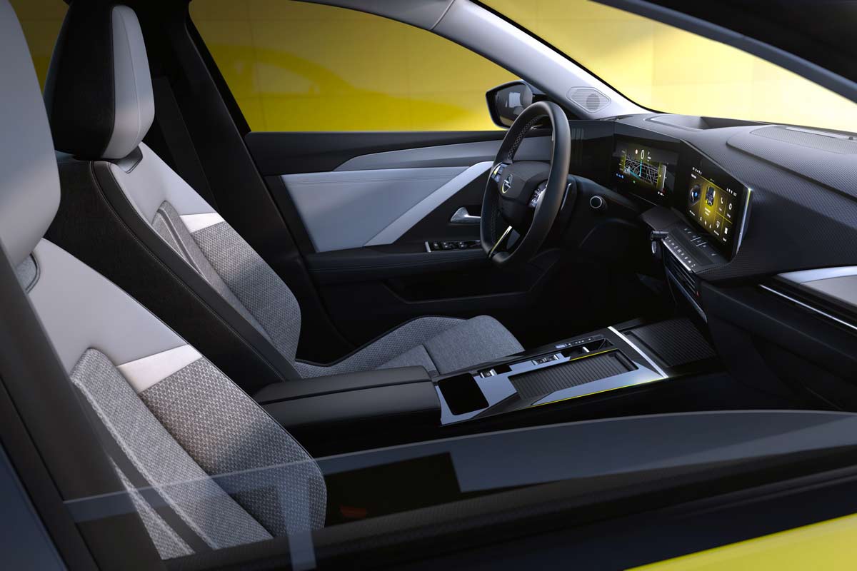 Opel Astra interni sedili